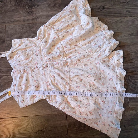 Storia Romper ditzy feminine floral 100% Cotton smocked back - Picture 8 of 12
